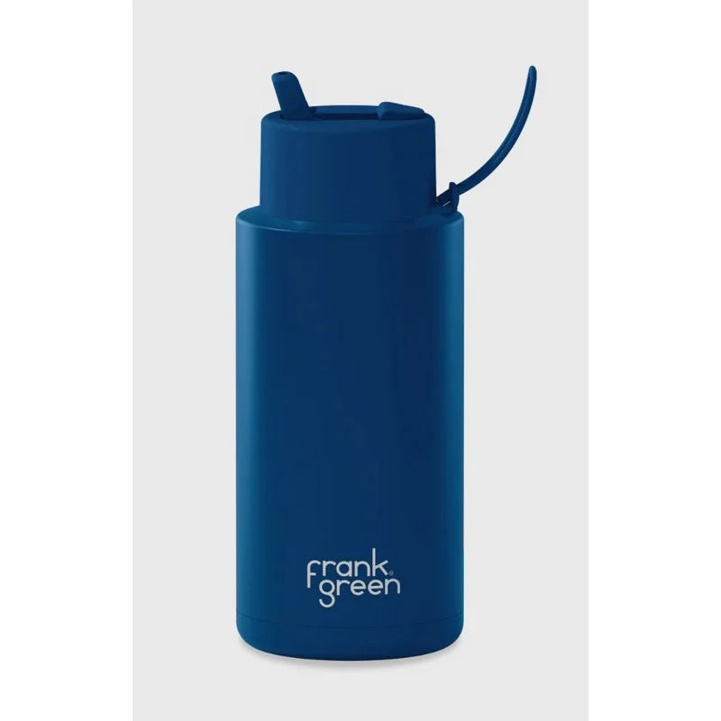 FRANK GREEN 34OZ/1L SSC FLIP STRAW LID BOTTLE