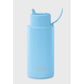 FRANK GREEN 34OZ/1L SSC FLIP STRAW LID BOTTLE
