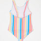 ROXY HOLY STRIPE ONE PIECE SWIMSUIT