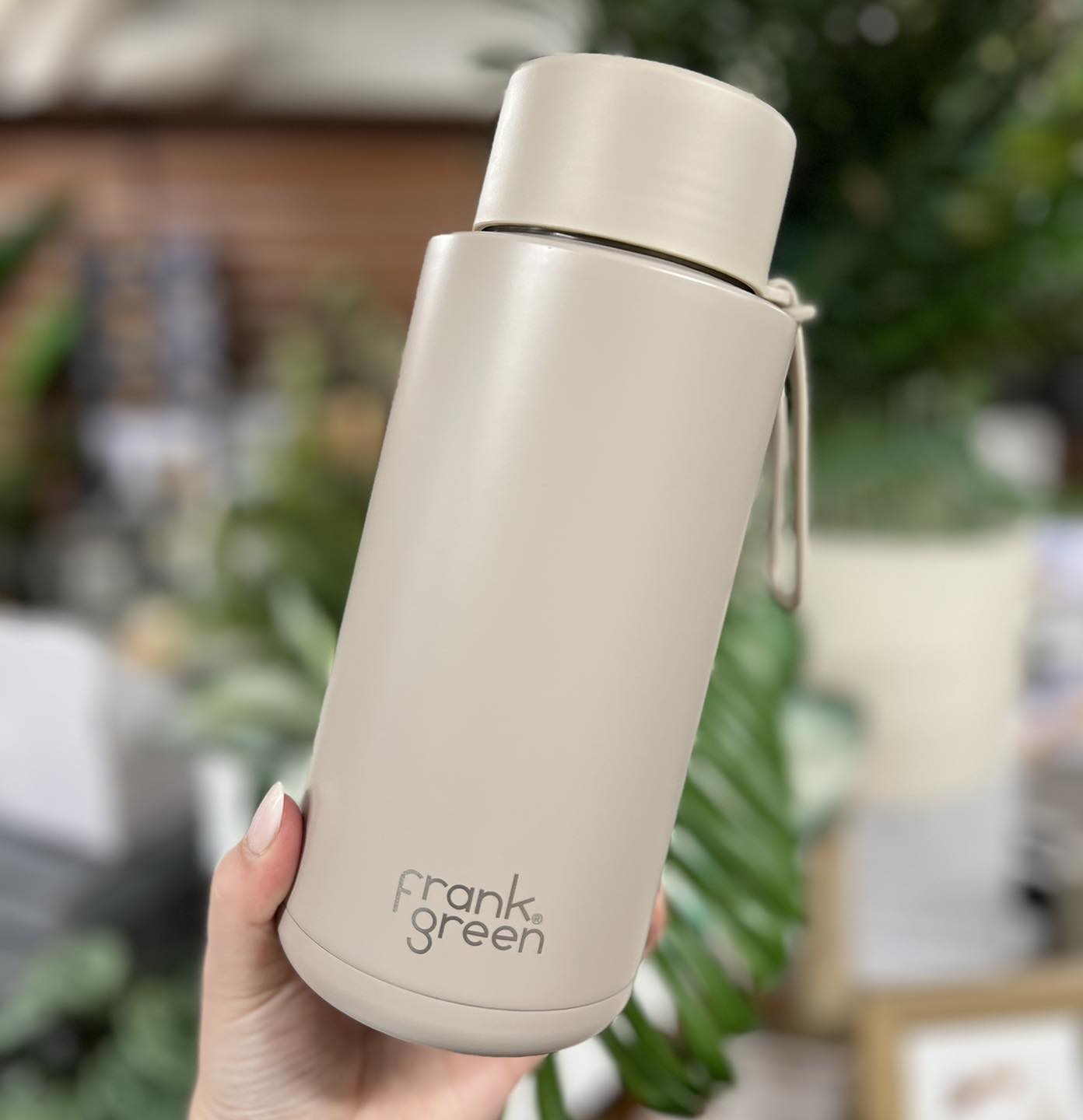 FRANK GREEN 34OZ/1L SSC FLIP STRAW LID BOTTLE