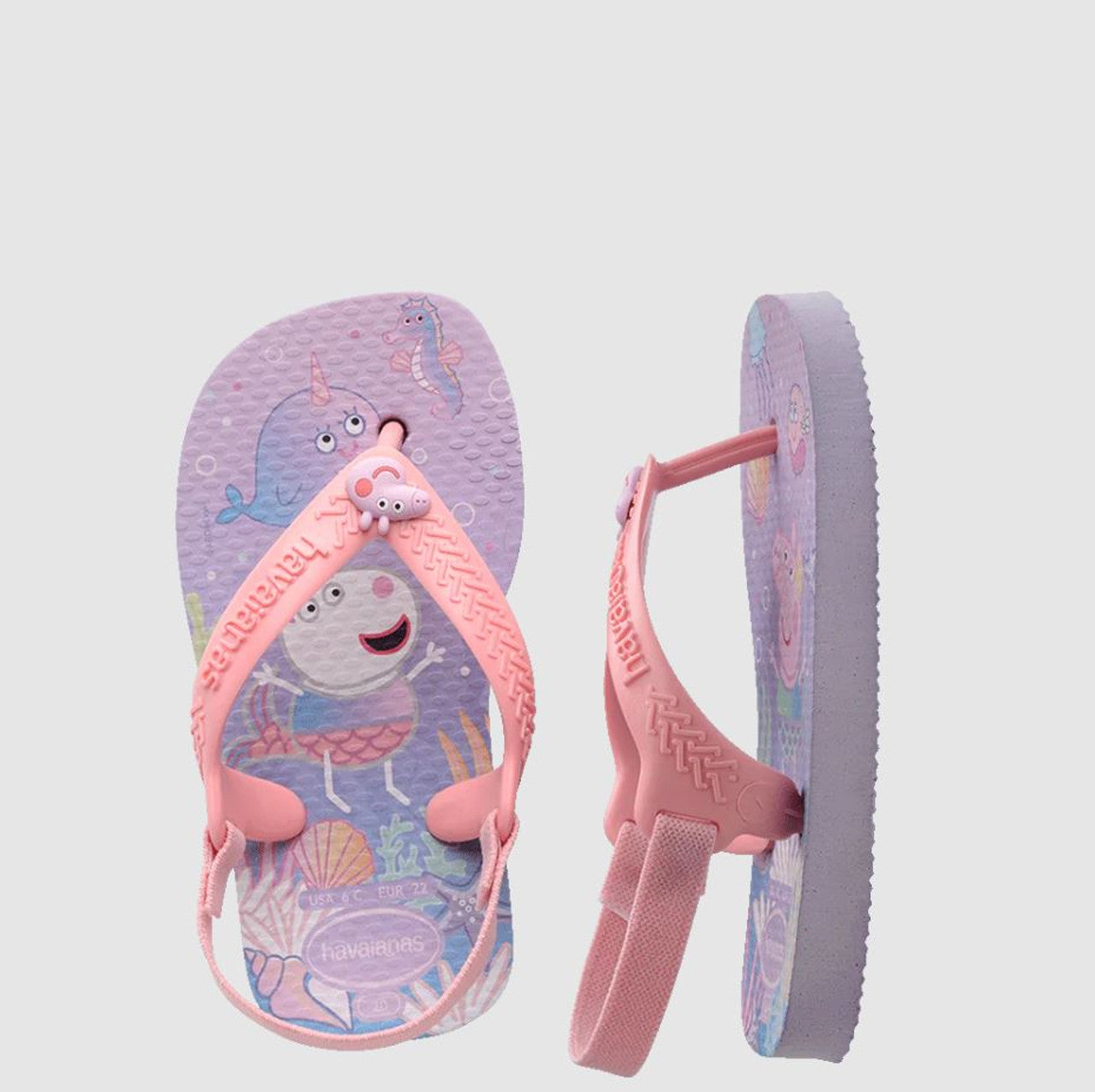 HAVAIANAS BABY PEPPER PIG THONGS