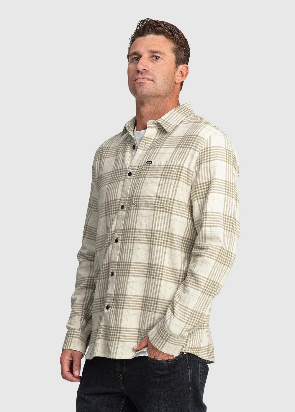 VOLCOM CADEN PLAID LS FLANNEL SHIRT