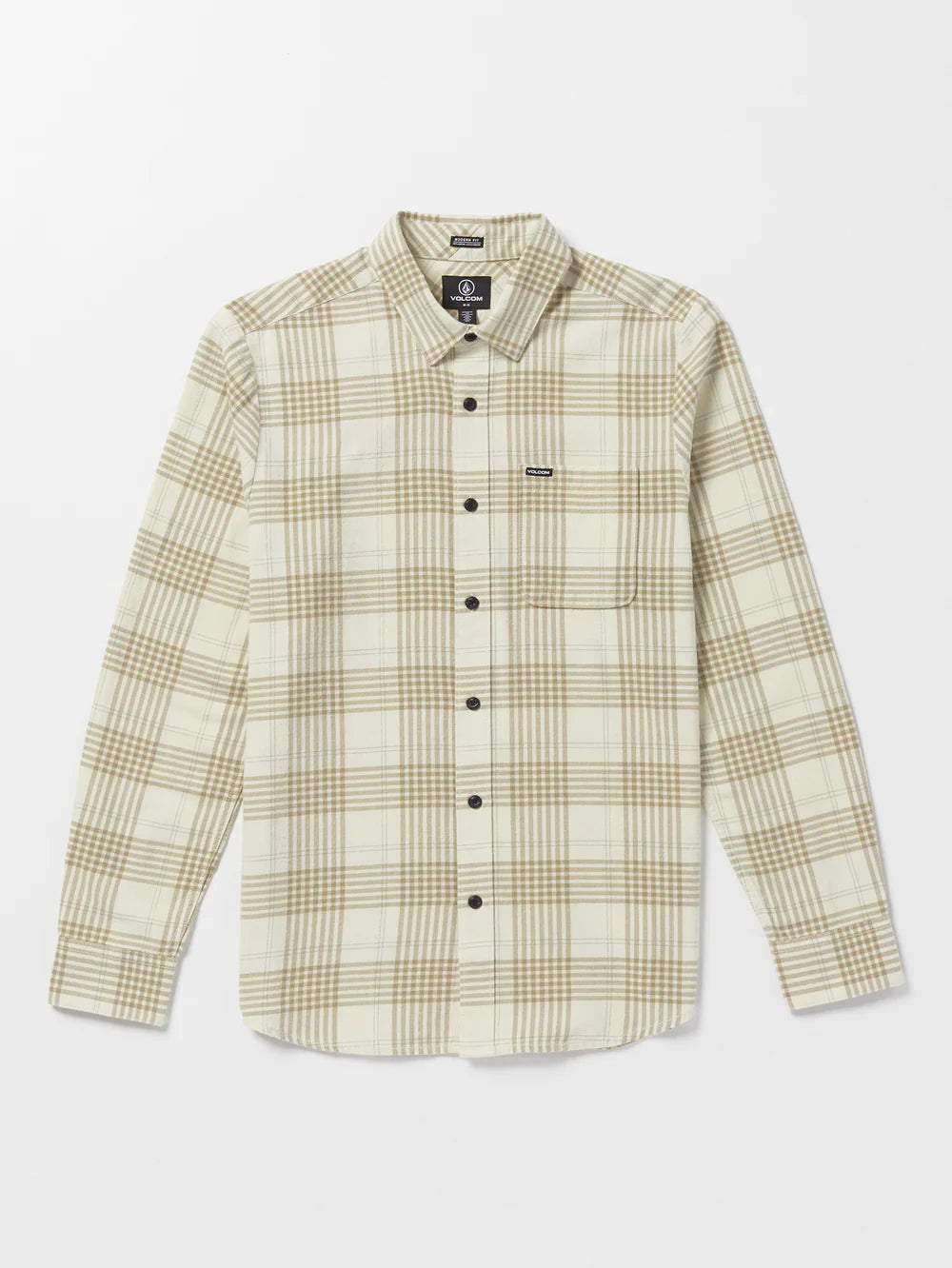 VOLCOM CADEN PLAID LS FLANNEL SHIRT