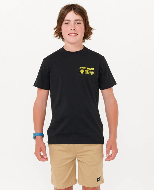 RIP CURL EVOLUTION LOGO TEE - BOYS