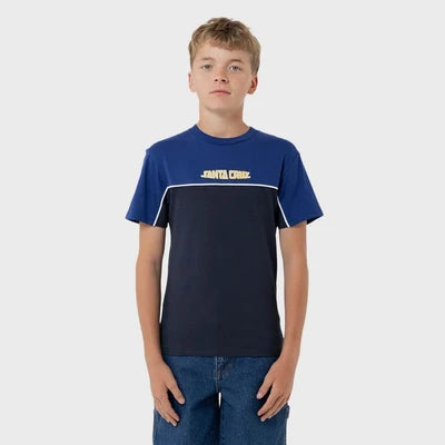 SANTA CRUZ FISHEYE STRIP FRONT SHORT SLEEVE TEE