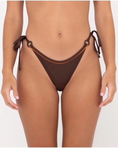 RUSTY CABANA BRAZILIAN SIDE TIE BIKINI PANT