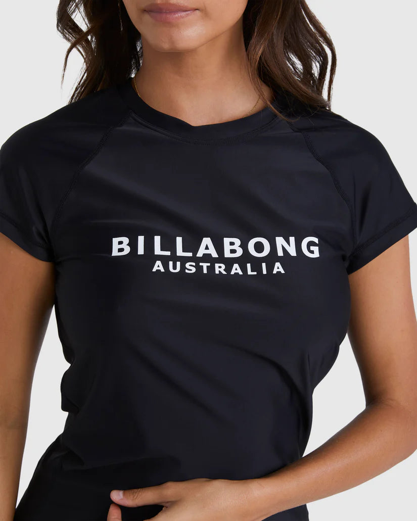 BILLABONG SOCIETY SHORT SLEEVE SUNSHIRT WOMENS