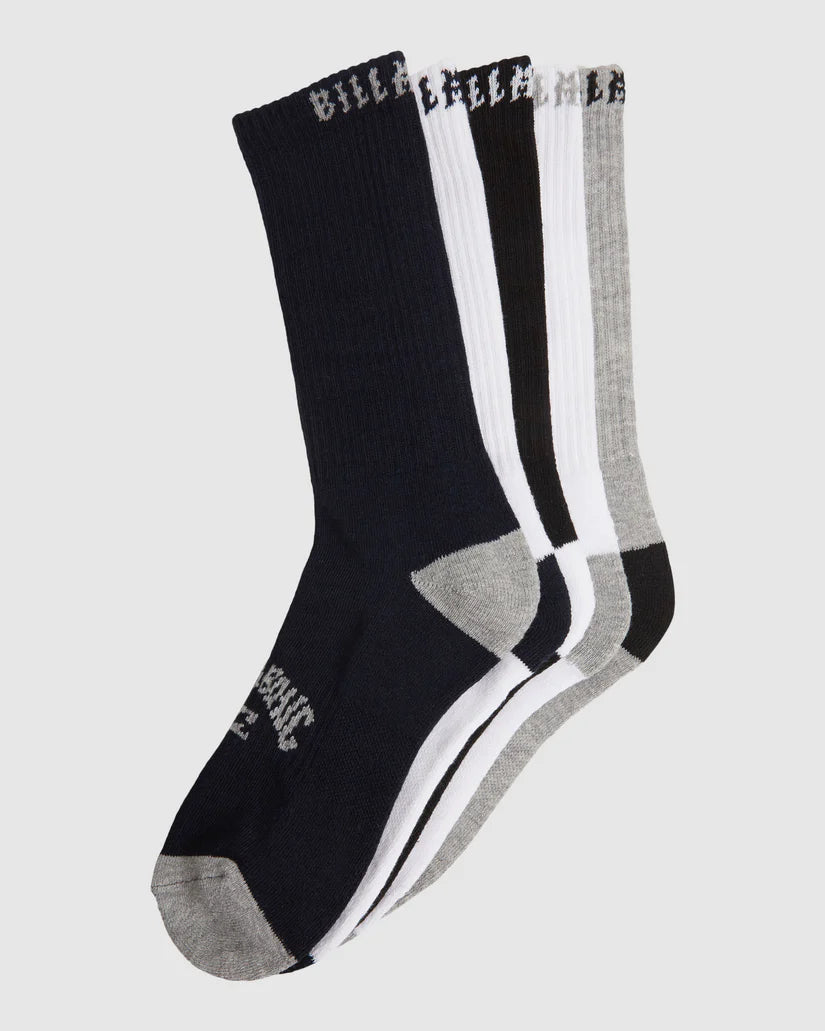 BILLABONG SPORTS SOCKS 5 PACK