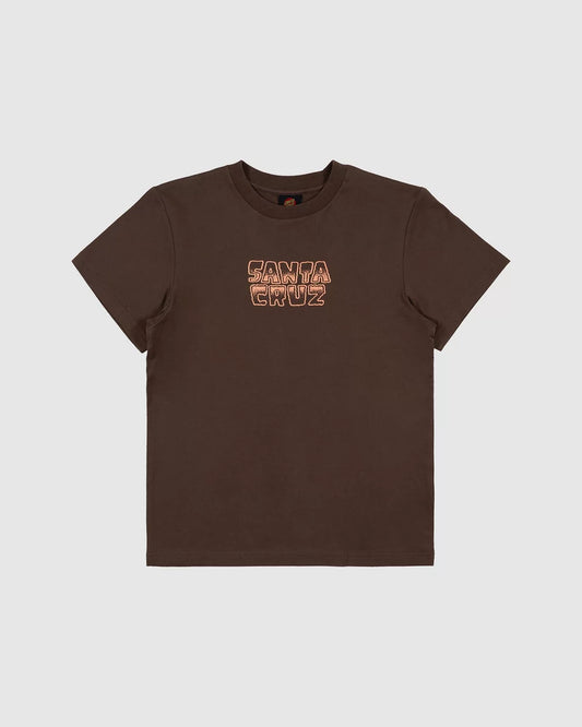 SANTA CRUZ BOYS STACK CENTRE S/S TEE