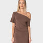 RUSTY SALLY SLOUCH OFF SHOULDER DRESS