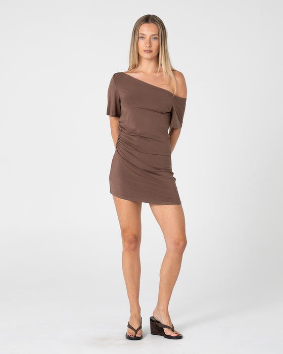 RUSTY SALLY SLOUCH OFF SHOULDER DRESS