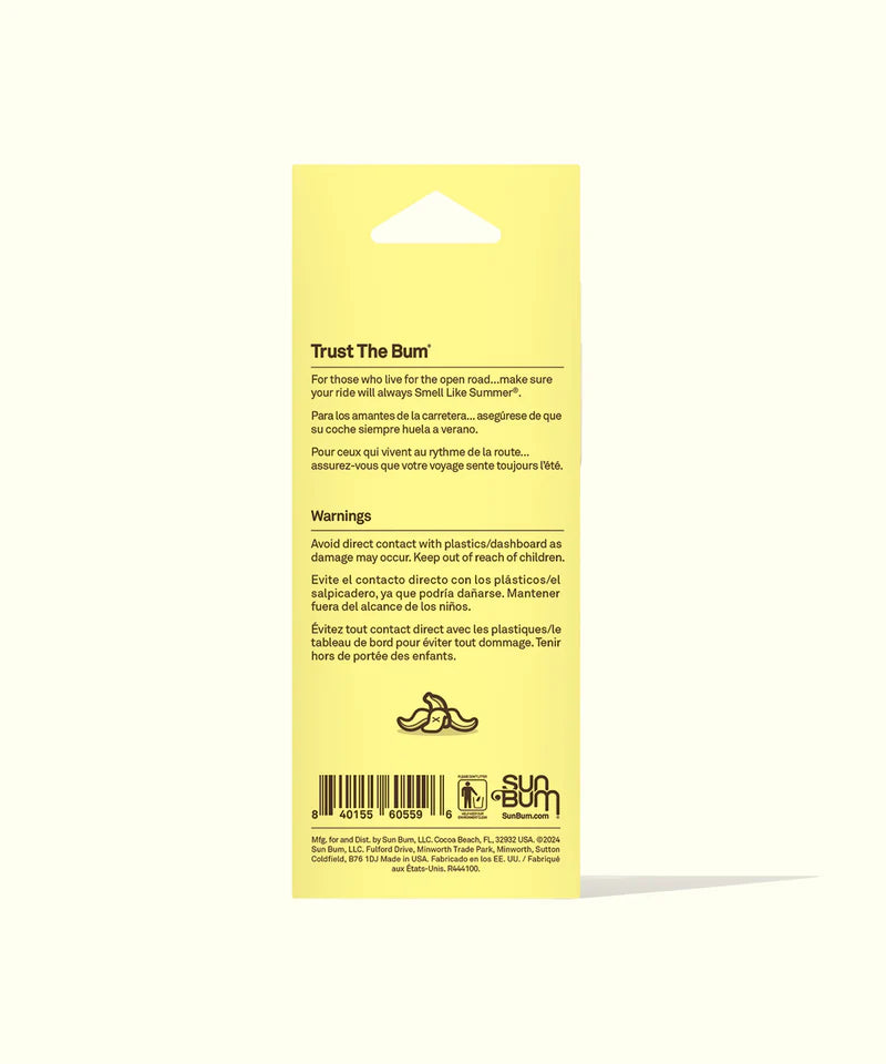 SUN BUM BANANA AIR FRESHENER