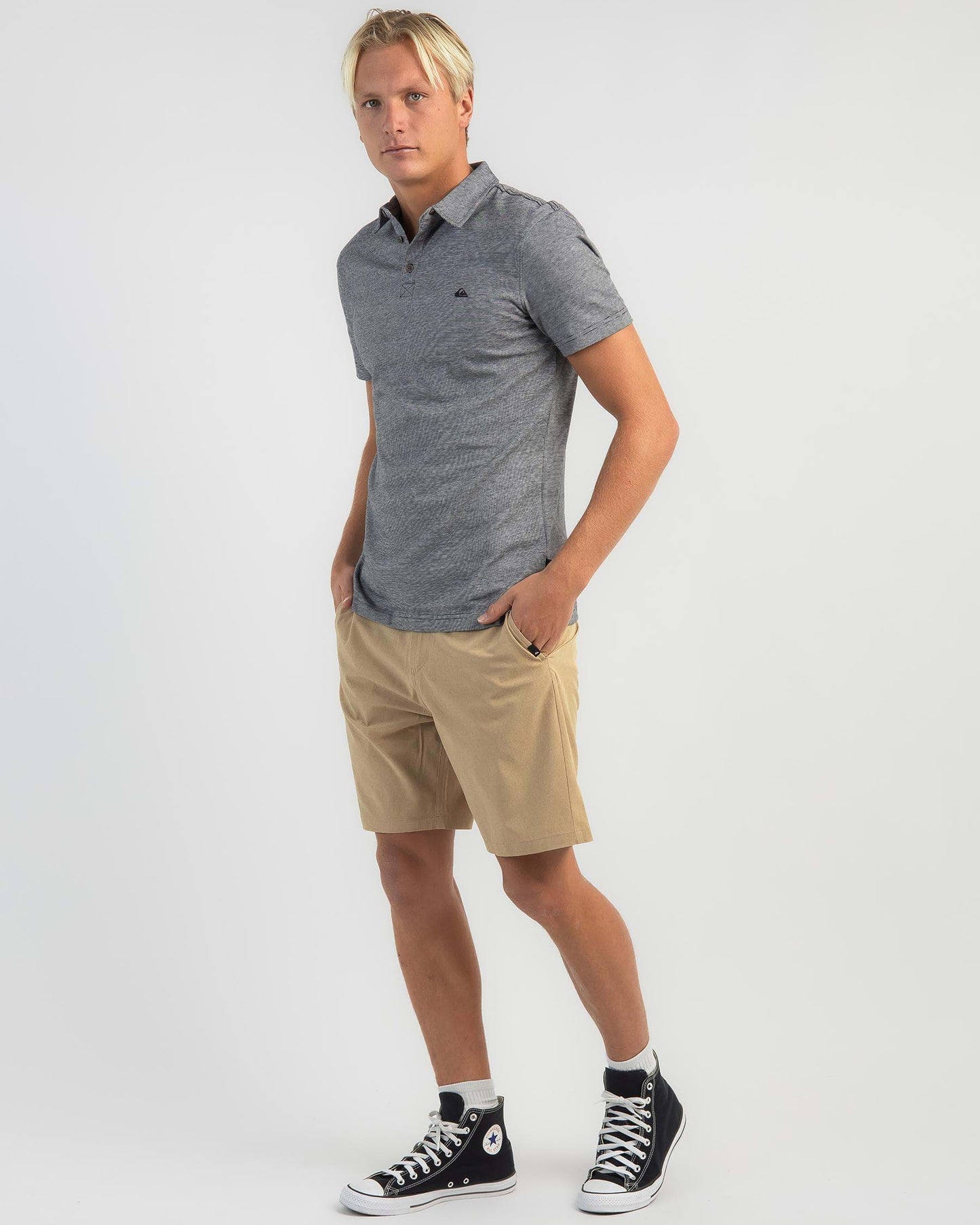 QUICKSILVER SUNSET CRUISE MENS POLO