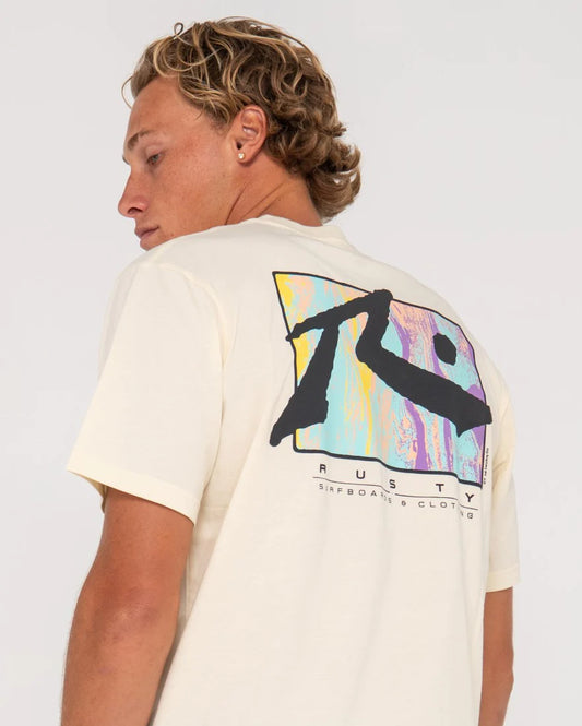 RUSTY MENS DYE BATH SHORT SLEEVE TEE