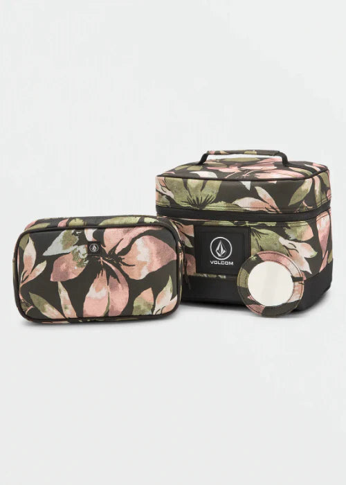 VOLCOM PATCH ATTACK DELUXE MAKEUP BAG