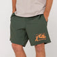 RUSTY MENS RETRO FLEX SHATTERED ELASTIC BOARDSHORT