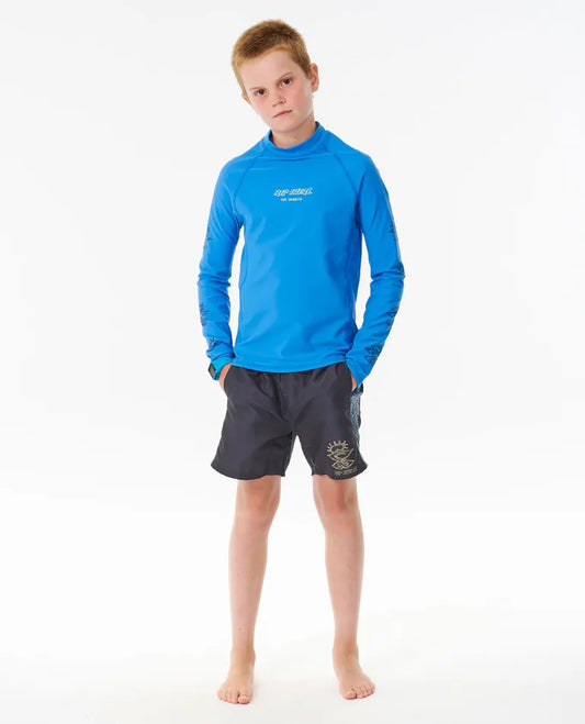 RIPCURL SHRED ROCK UPF LONG SLEEVE-BOYS RASHSHIRT