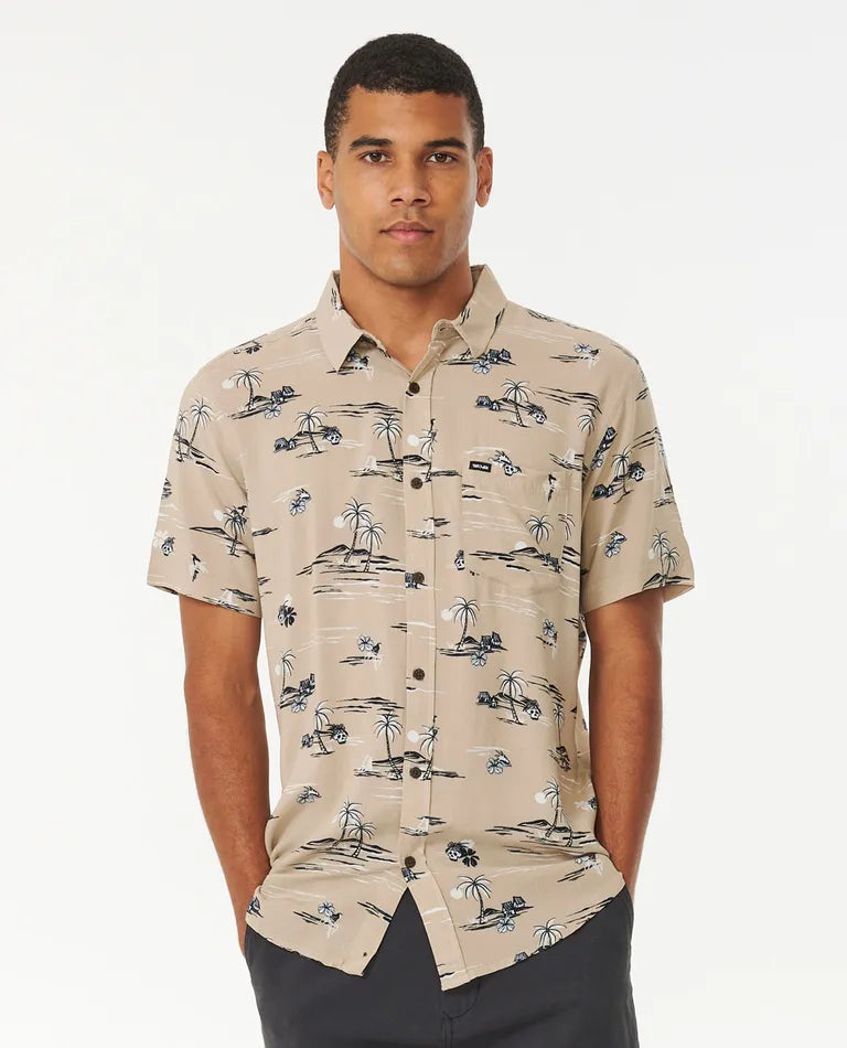 RIPCURL MENS PARTY PACK SHORT SLEEVE SHIRT