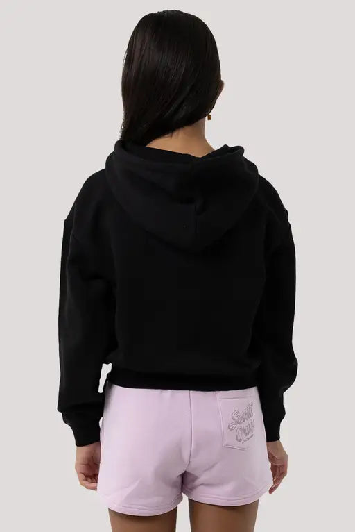 SANTA CRUZ GIRLS COLLEGIATE STRIP FRONT ZIP HOODIE