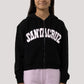 SANTA CRUZ GIRLS COLLEGIATE STRIP FRONT ZIP HOODIE
