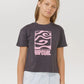 RIPCURL SUN SOL LOGO GIRLS CROP TEE