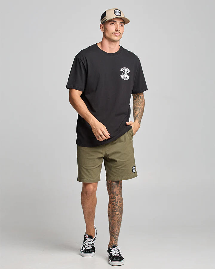 THE MAD HUEYS ANCHOR BONES 18' CHINO SHORT