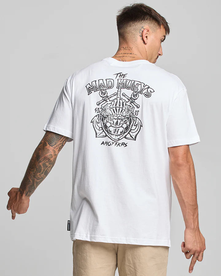 THE MAD HUEYS AHOY FKRS SS TEE