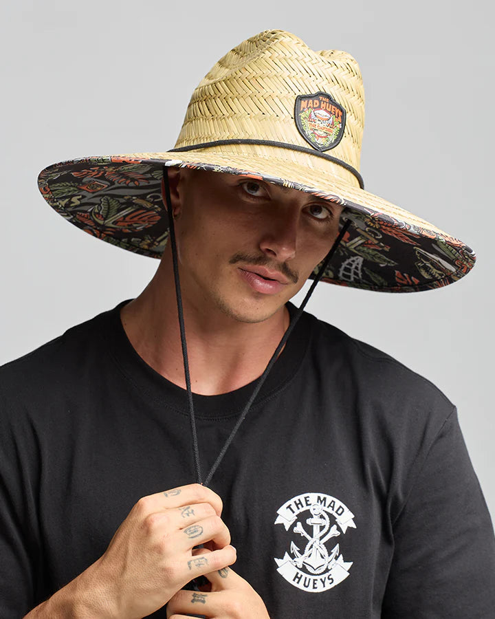THE MAD HUEYS THE ISLAND CAPTION STRAW HAT