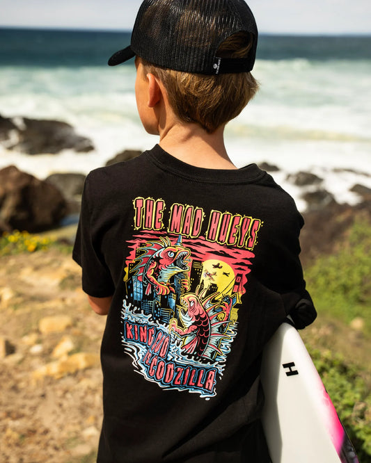 THE MAD HUEYS KING COD CODZILLA YOUTH SS TEE