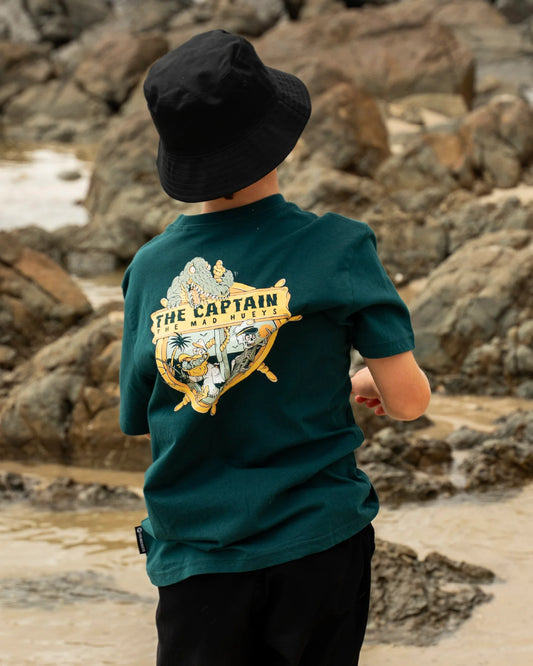 THE MAD HUEYS YOUTH CROC CAPTAIN SS TEE