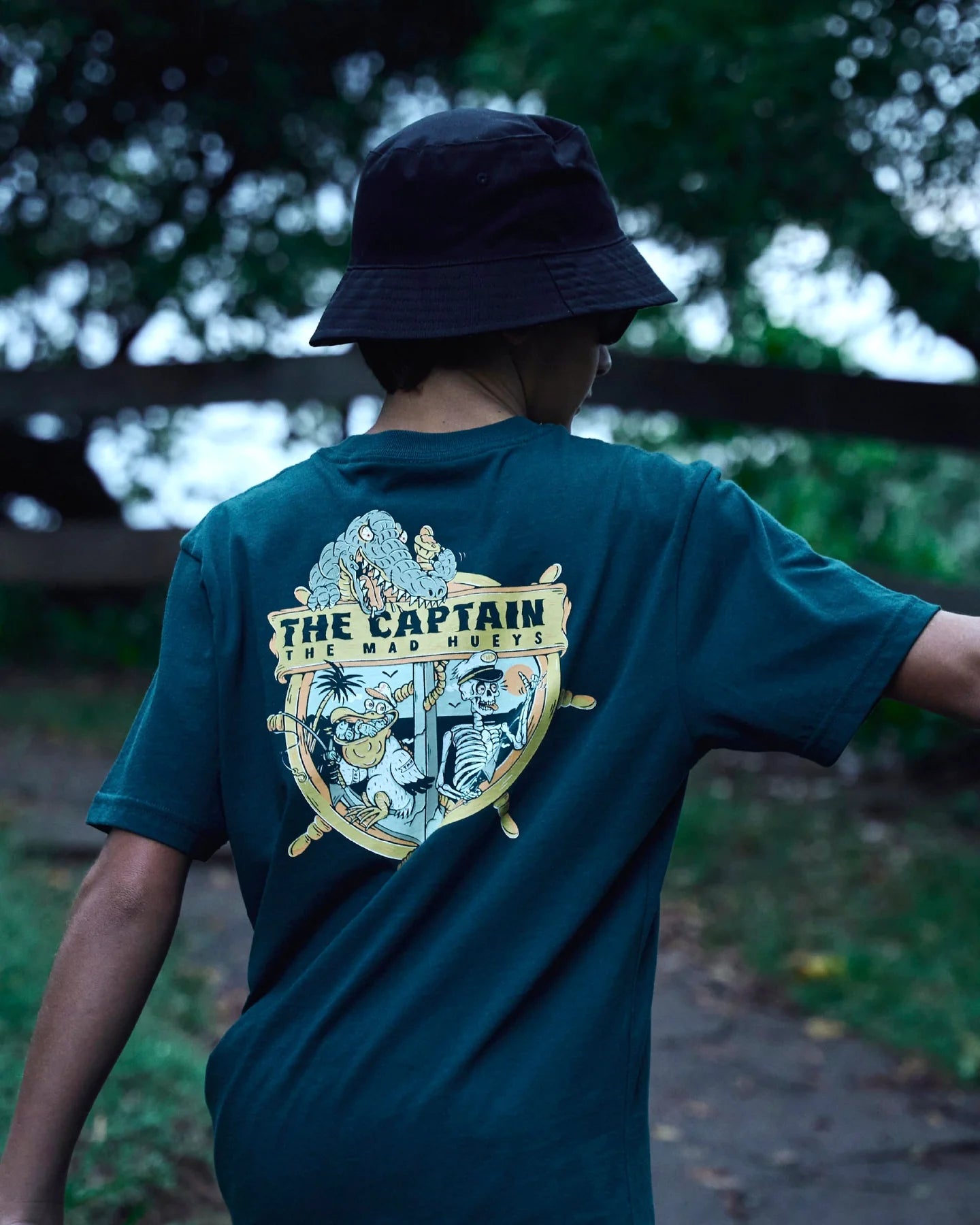 THE MAD HUEYS YOUTH CROC CAPTAIN SS TEE