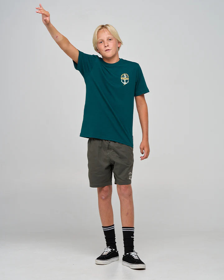 THE MAD HUEYS YOUTH CROC CAPTAIN SS TEE