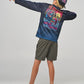 THE MAD HUEYS KING COD CODZILLA YOUTH UPF 50+ FISHING JERSEY