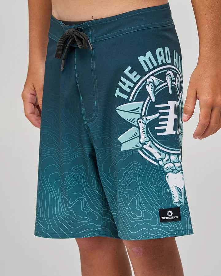 THE MAD HUEYS YOUTH SURFING H 17" BOARDSHORT
