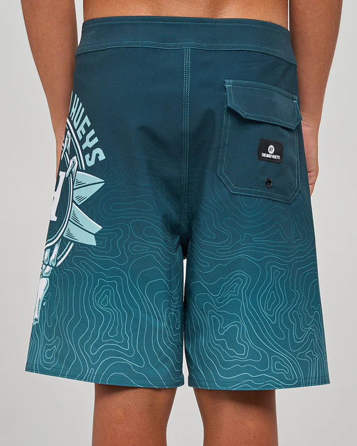 THE MAD HUEYS YOUTH SURFING H 17" BOARDSHORT