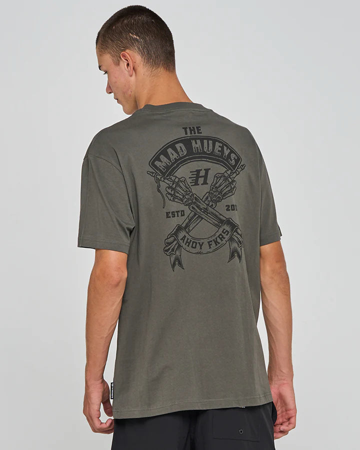 THE MAD HUEYS FKRS AHOY SS TEE