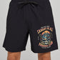 THE MAD HUEYS MENS CAUGHT FK ALL SKULL 18" ELASTI WAIST SWIM SHORT