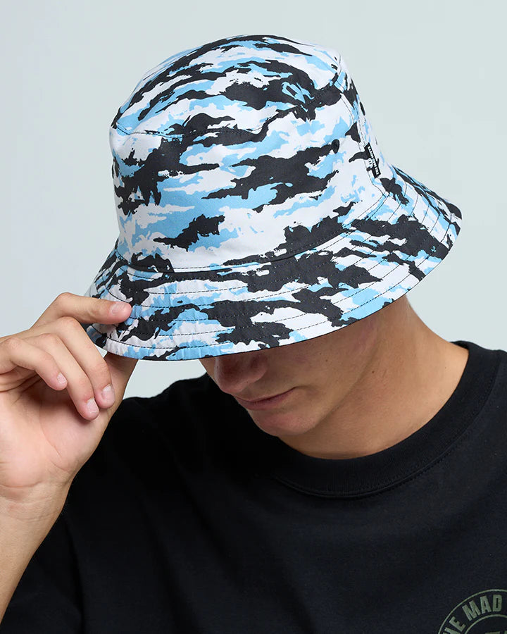 THE MAD HUEYS MENS FKRS AHOY REVERSIBLE BUCKET HAT