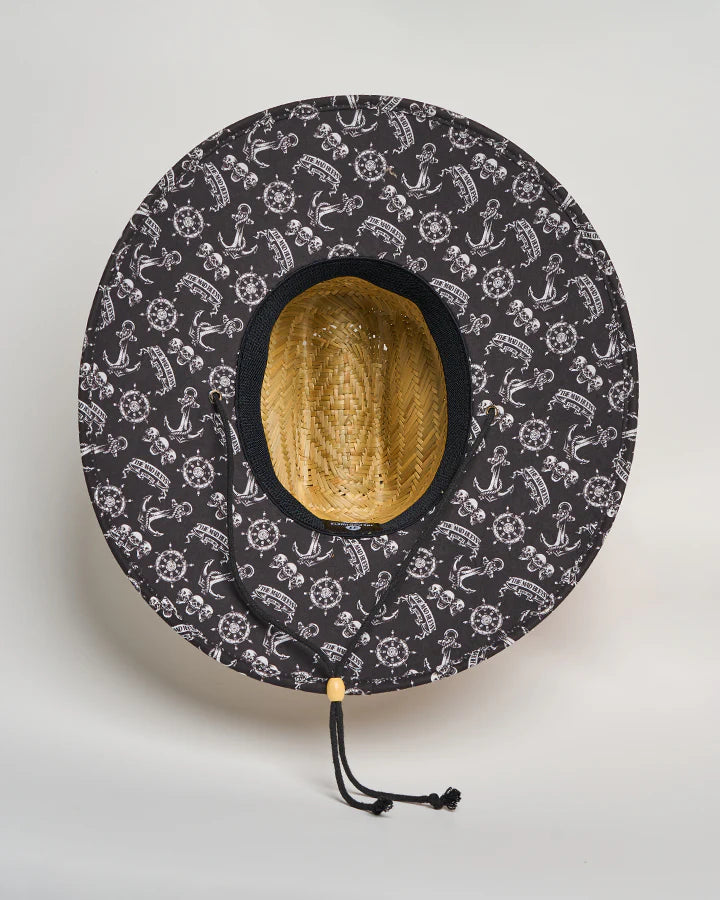 THE MAD HUEYS TRIPLE ANCHOR STRAW HAT