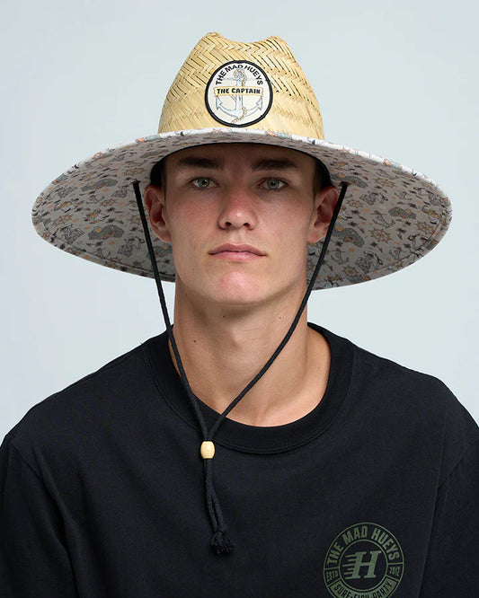 THE MAD HUEYS CROC CAPTIAN STRAW HAT