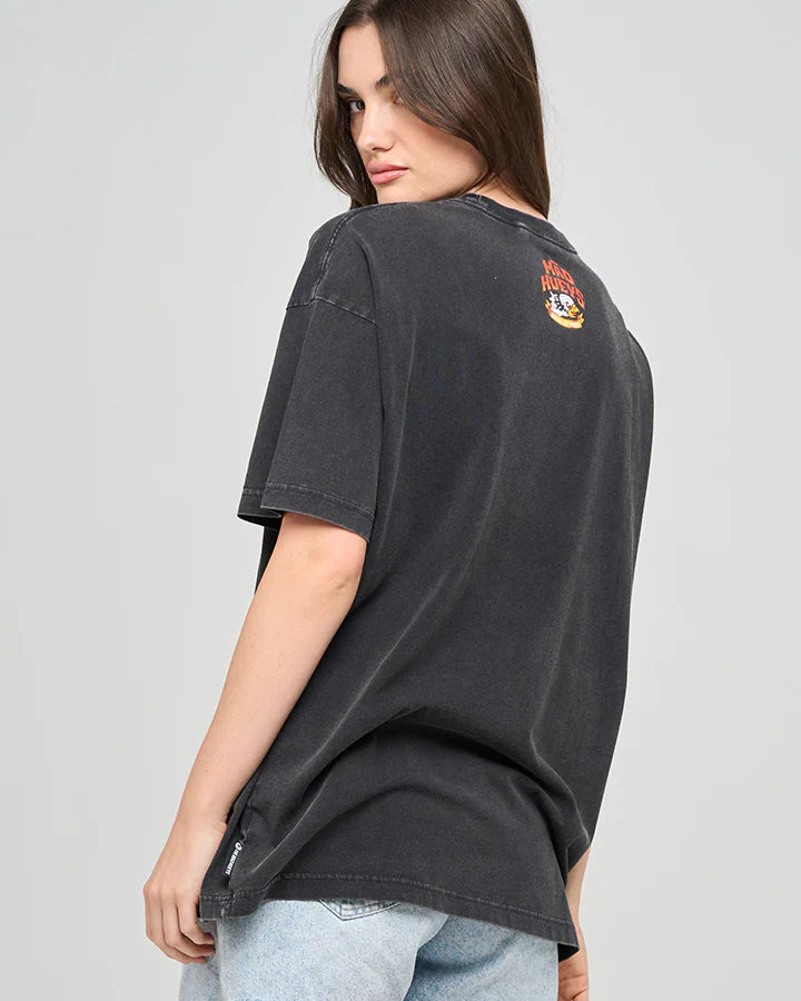 THE MAD HUEYS BIRDS OF PREY WOMENS OVERSIZED TEE