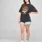 THE MAD HUEYS BIRDS OF PREY WOMENS OVERSIZED TEE