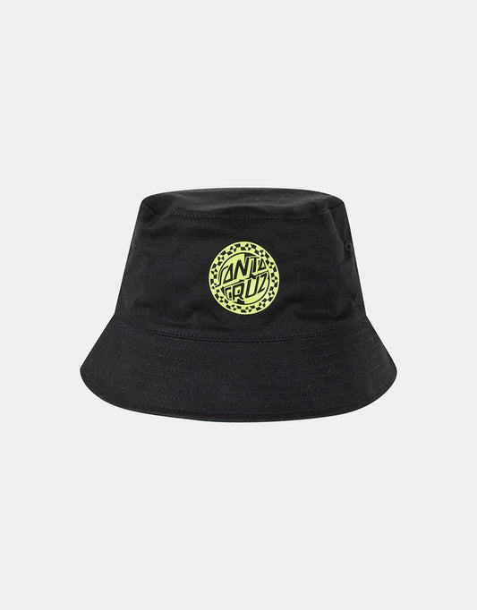 SANTA CRUZ MALBA CRASH DOT MONO REVERSIBLE BUCKET HAT