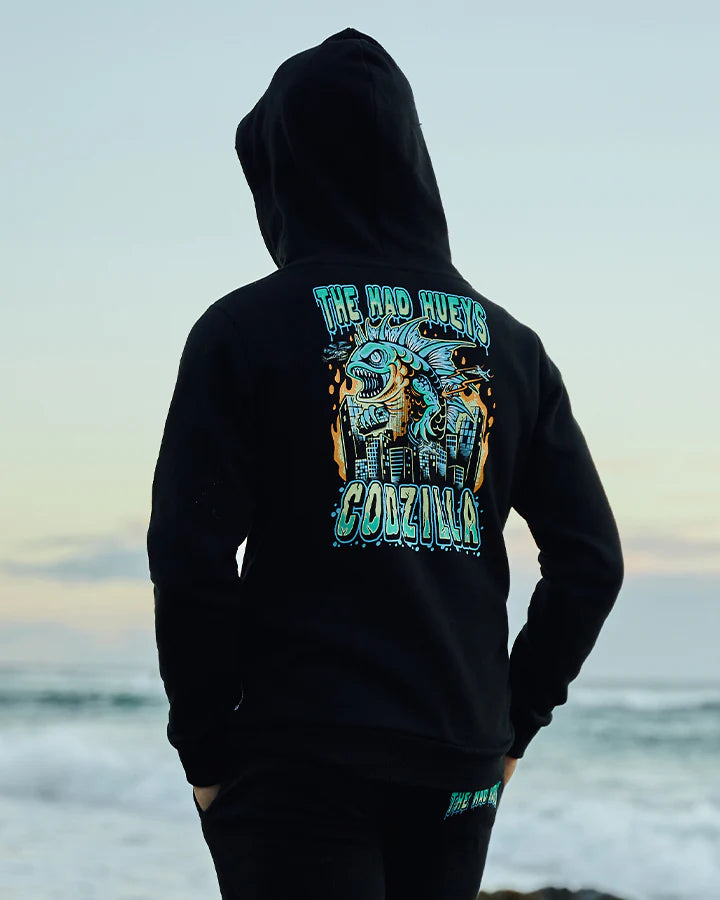 THE MAD HUEYS CODZILLA RETURNS YOUTH PULLOVER