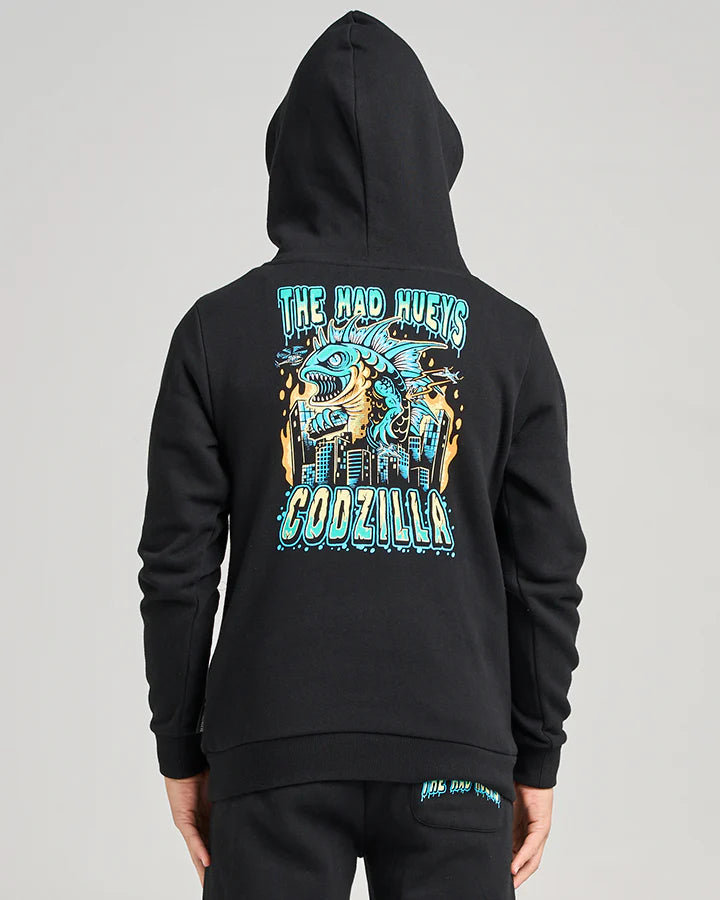 THE MAD HUEYS CODZILLA RETURNS YOUTH PULLOVER