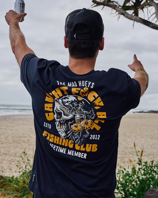THE MAD HUEYS TROPIC CAUGHT FK ALL SS TEE