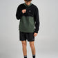 THE MAD HUEYS TIDAL QUARTER ZIP JUMPER