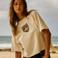 THE MAD HUEYS SIDE SADDLE WOMENS BOXY SS TEE
