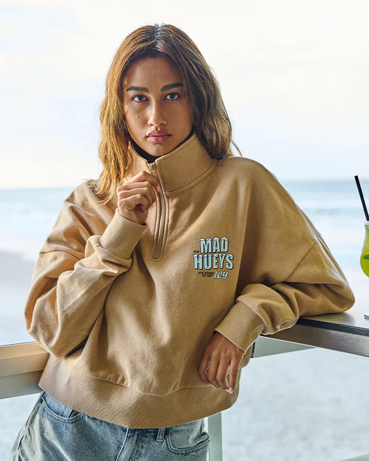 THE MAD HUEYS ICY HUEYS WOMENS QUARTER ZIP