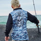 THE MAD HUEYS ROPE SKULL ANCHOR YOUTH UPF 50+ FISHING JERSEY